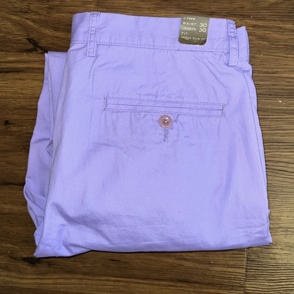 J.Crew Men's Lightweight Urban Slim, Chino Pants W30 L30 Lavender